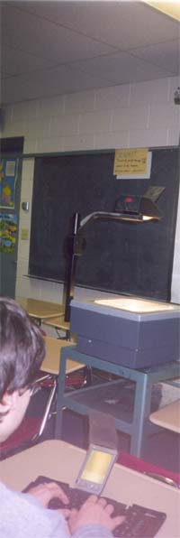 Michael taking notes in class with his Stowaway. Picture taken by Jack Dickman. Thank you Mrs. Sandstrom!