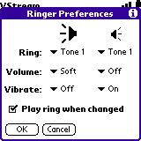 Ringer Prefs